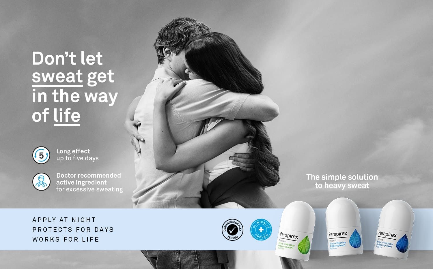 Effective sweat protection